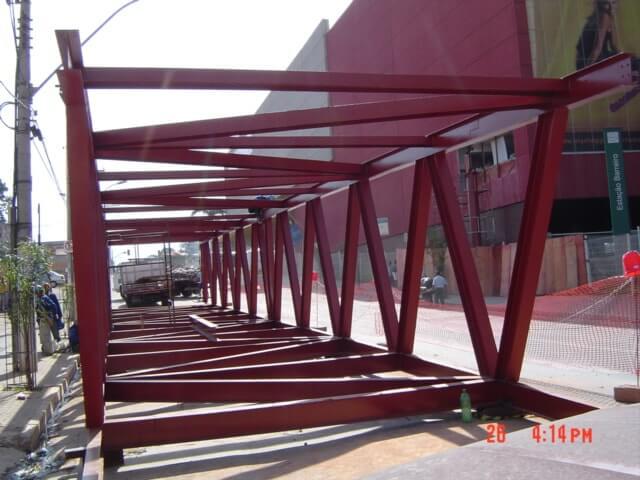 OBRA PASSARELA VIA SHOPPING – PEDESTRE- BELO HORIZONTE – MG
